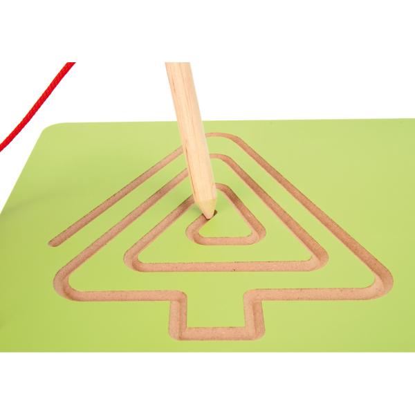 Symmetrisches Doppel-Labyrinth - Tannenbäume