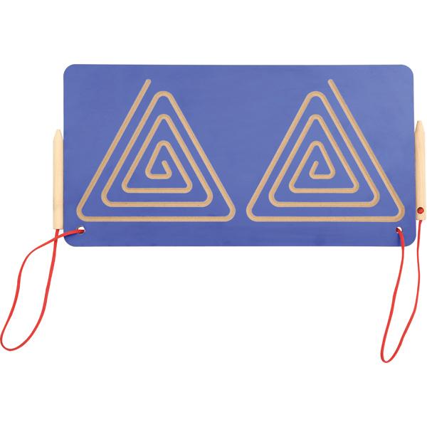 Symmetrisches Doppel-Labyrinth - Dreiecke