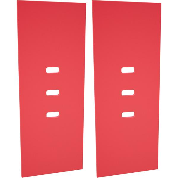 Regenbogen Garderobentür - rot, 2 Stk.