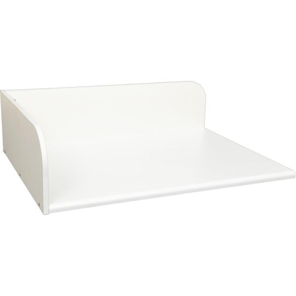 Arbeitsplatte mit Aufkantung, Tiefe 75 cm