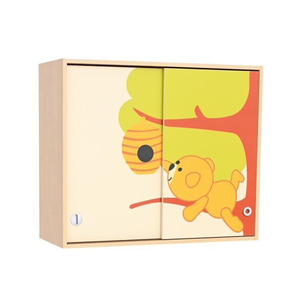 Phantasiewelt Aufsatzschrank mit Bärchen am Bienenstock