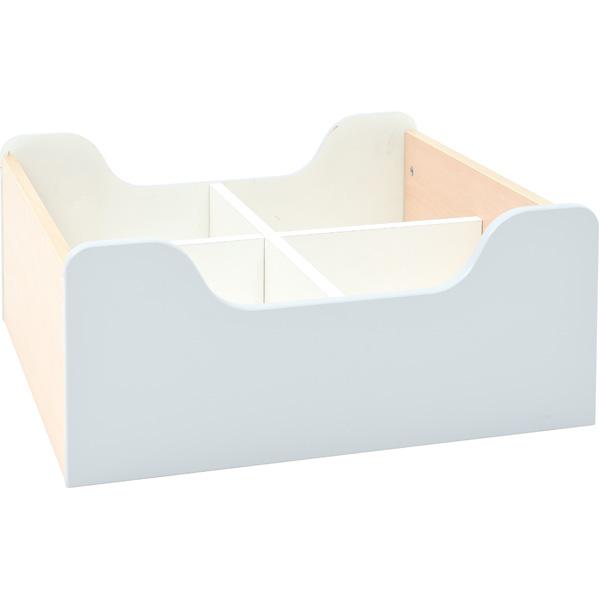 Quadro - quadratische Bücherkiste, Ahorn