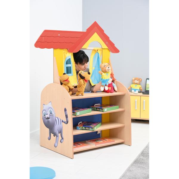 Puppentheater - Katze und Hund