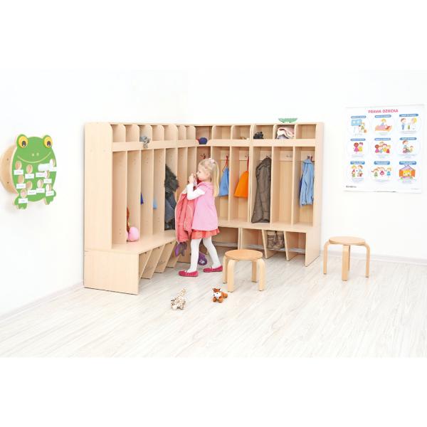 Schmetterling Garderobe 3, Fachbreite: 19 cm