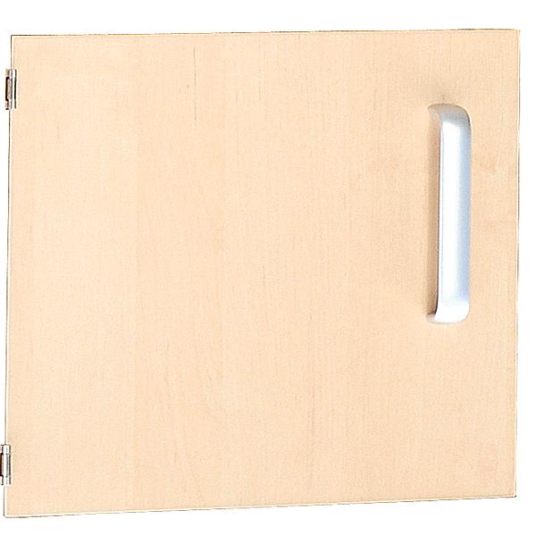 Tür einzeln für Schrank S, Scharniere links - Birke