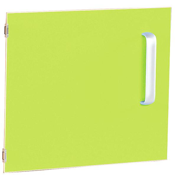 Tür einzeln für Schrank S, Scharniere links - grün