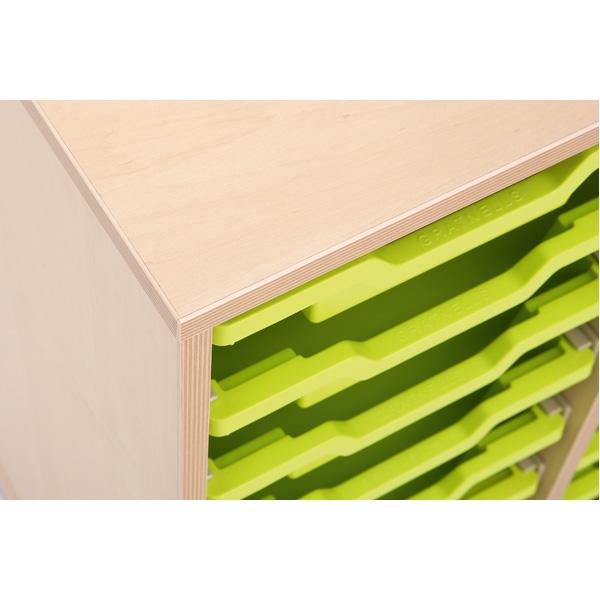 Flexi Regal M für Kunststoffbehälter, B 70, auf Sockel