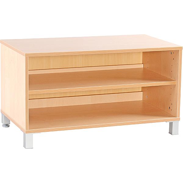 Flexi Schrank S mit 1 Fachboden, B 89, auf Beinen
