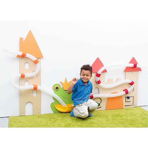 Wandapplikation mit Rohrpost, Schloss