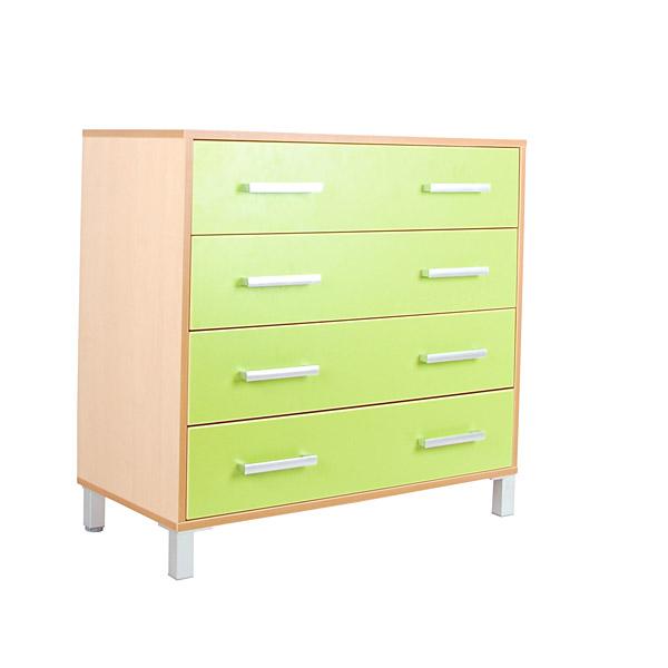 MyTibo GmbH - Schrank Premium Duo mit 4 Schubladen, grün