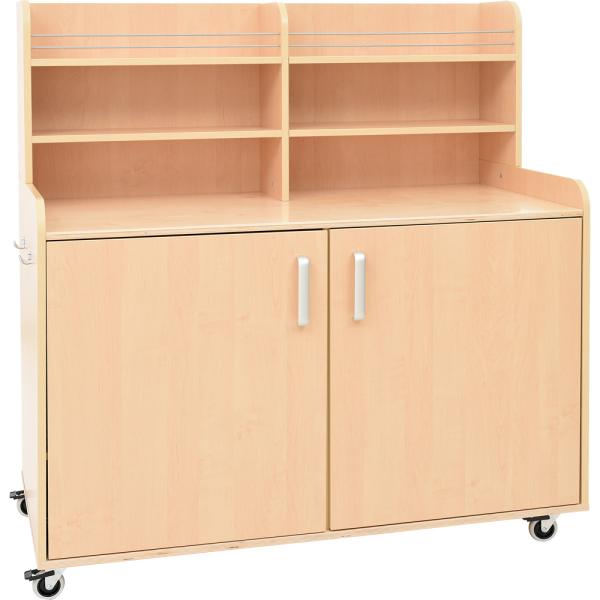 Küchenbüffet auf Rollen, gross - Ahorn