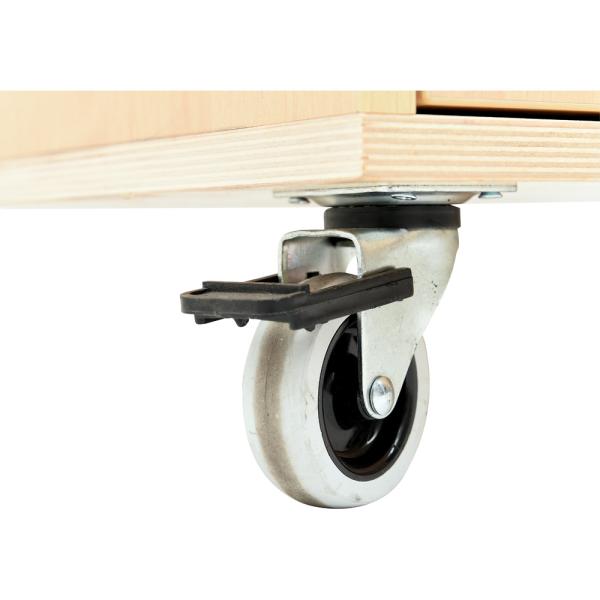 Küchenbüffet auf Rollen, gross - Ahorn