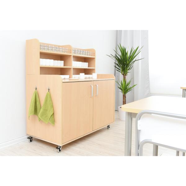 Küchenbüffet auf Rollen, gross - Ahorn