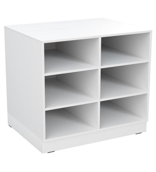 Wickelkommode offenes Regal, B 97 (ohne Arbeitsplatte) weiss