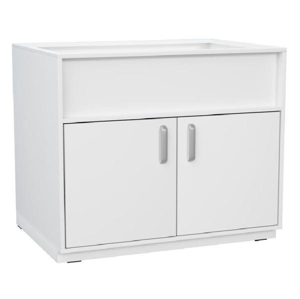 Badewannen- oder Waschbeckenschrank Grundversion (ohne Arbeitsplatte) weiss