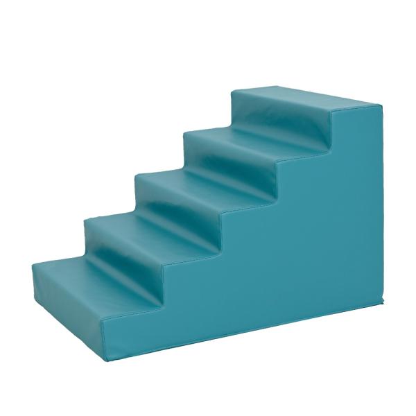 Treppe, türkis
