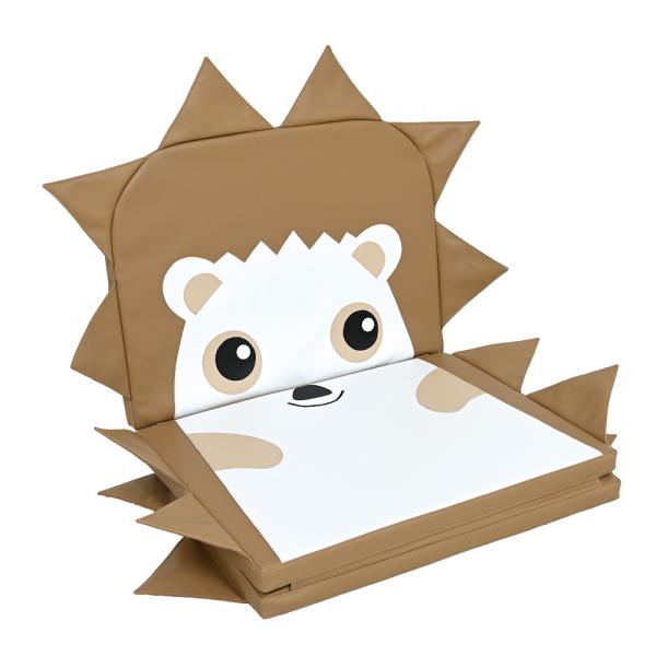 3-teilige Matte mit Tiermotiv, Igelchen