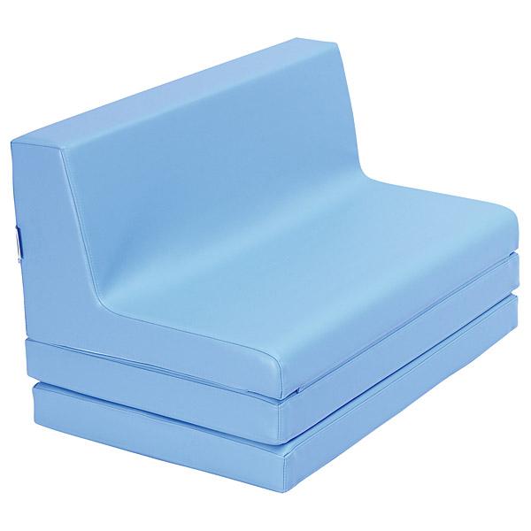 Klappbare Sitzbank, blau
