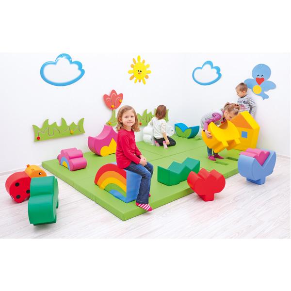 Schaumstoffelement - Gras, dunkelgrün