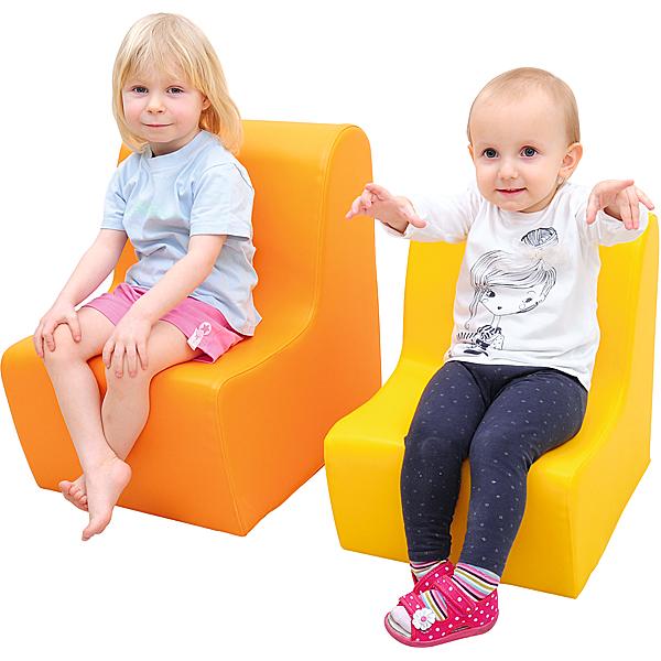 Sitz, Sitzhöhe: 20 cm, gelb