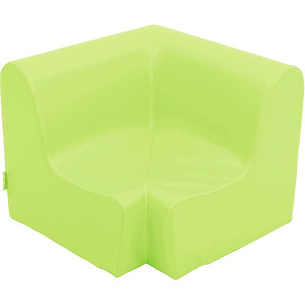 Ecksitz, Sitzhöhe: 20 cm, grün