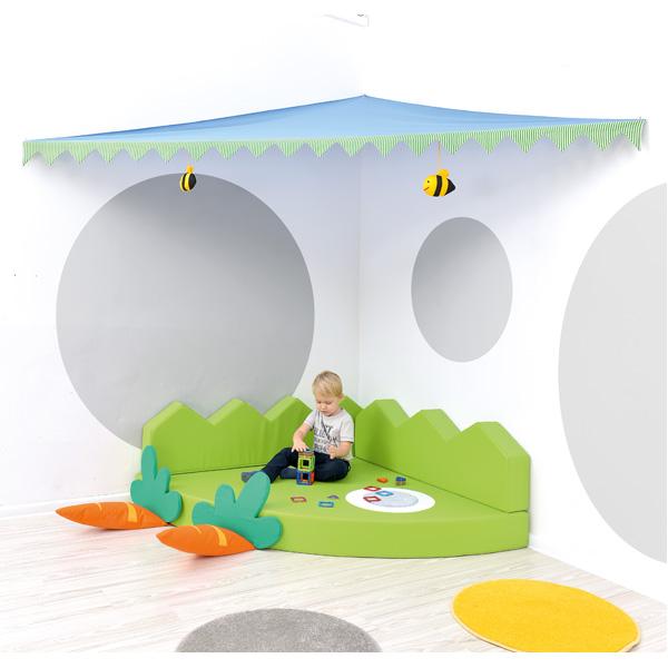 Spielecke Karottenfeld - Eckmatte