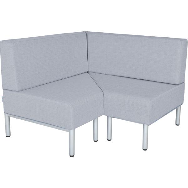 Ecksofa Inflamea 1 - hellgrau