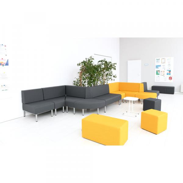 Ecksofa Inflamea 1 - schiefergrau