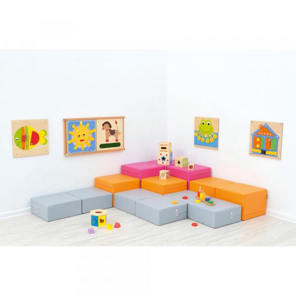 Schaumstoffbaustein, pink, Höhe: 35 cm