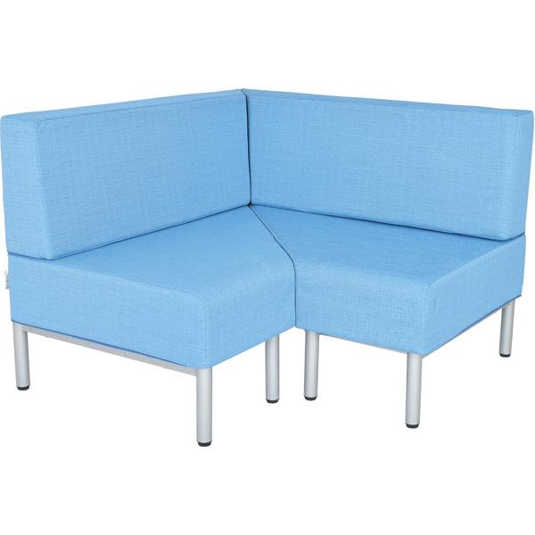 Ecksofa Inflamea 2 - hellblau