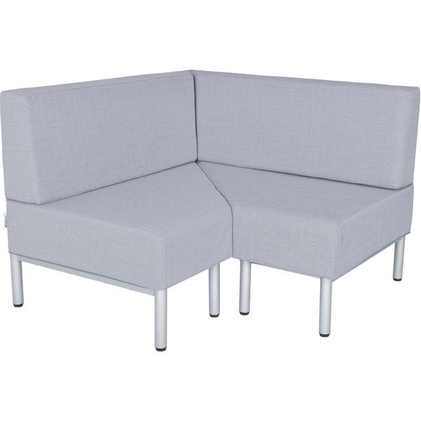 Ecksofa Inflamea 2 - hellgrau