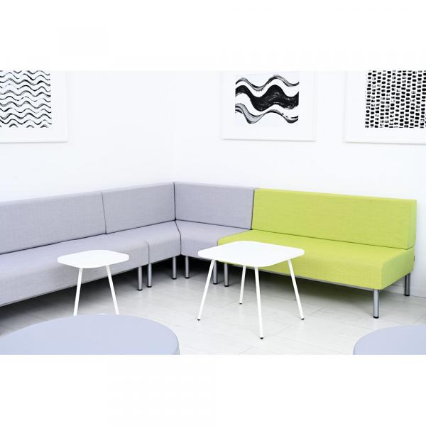 Ecksofa Inflamea 2 - hellgrau