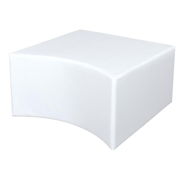 Sitz konkav, weiss - Sitzhöhe 35,5 cm
