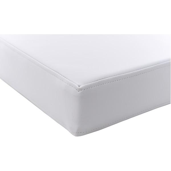 Schaumstoffmatte mit linksseitigem Ausschnitt, grau