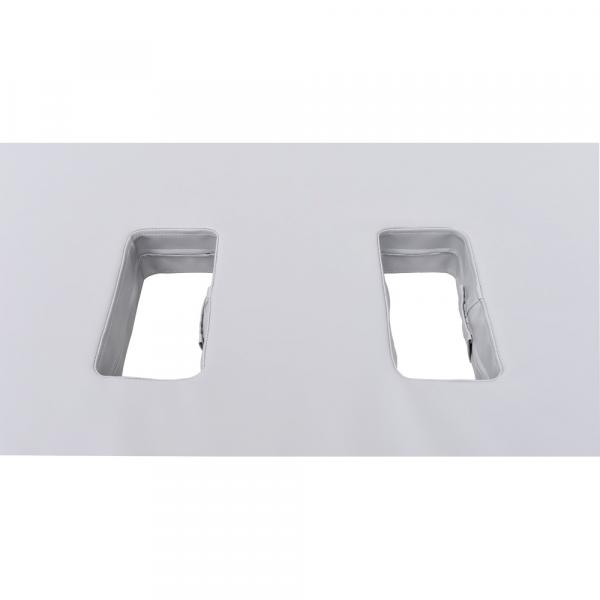 Schaumstoffmatte mit rechtsseitigem Ausschnitt, grau