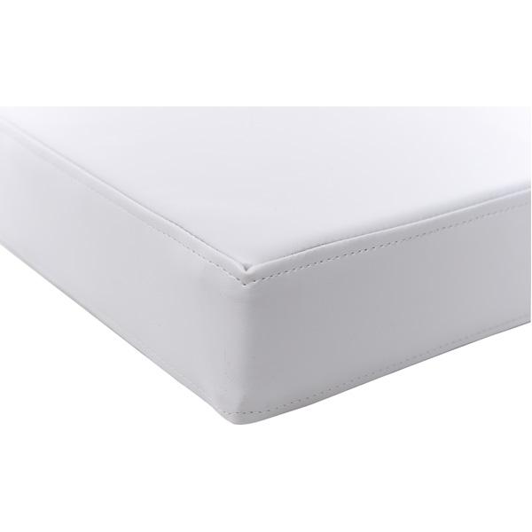 Schaumstoffmatte mit rechtsseitigem Ausschnitt, grau