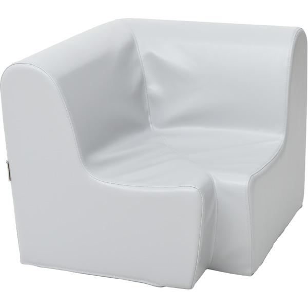 Ecksitz, Sitzhöhe: 26 cm, grau