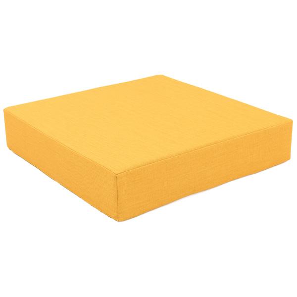 Matte Quadro, quadratisch, gelb, H 15 cm