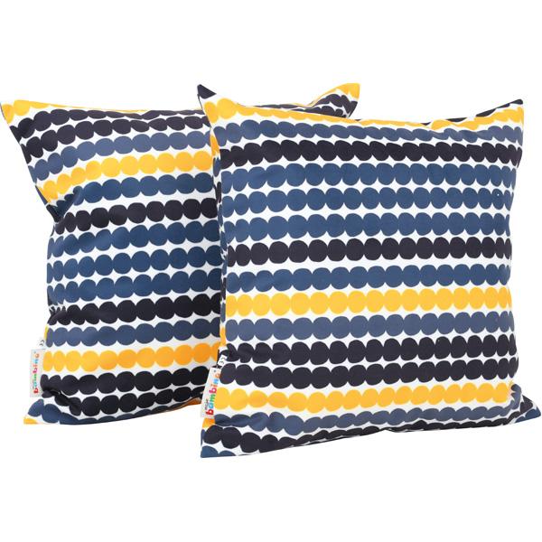 Kissen Relax, 2er Set, quadratisch - Pünktchen