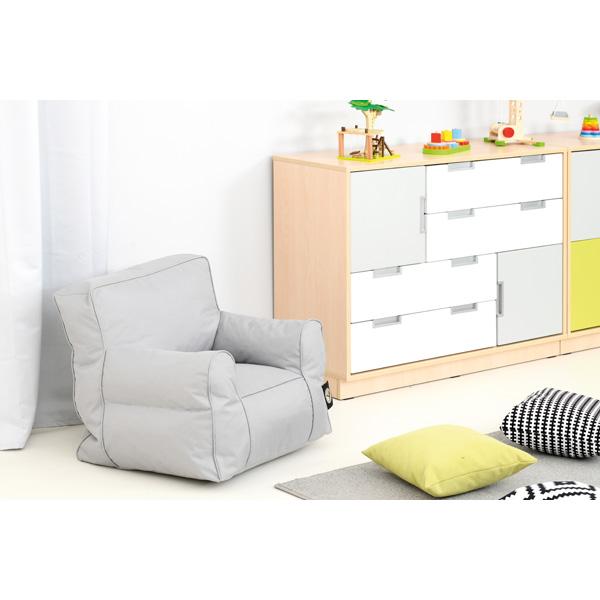 Lümmelsessel mit Öse, grau