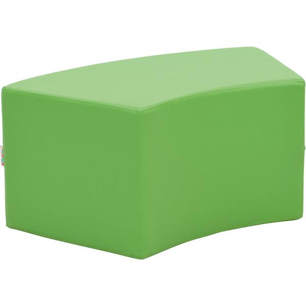 Achtelkreis-Sitz Paolo, kurz, maigrün