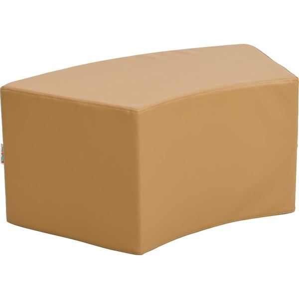 Achtelkreis-Sitz Paolo, kurz, hellbraun