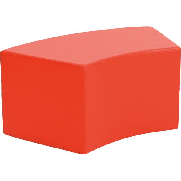 Achtelkreis-Sitz Paolo, kurz, rot