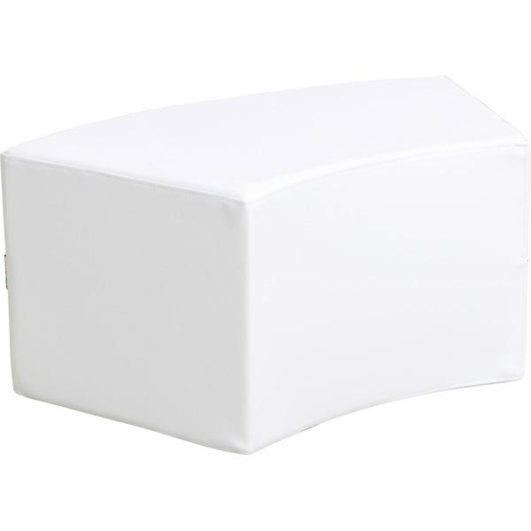 Achtelkreis-Sitz Paolo, kurz, weiss