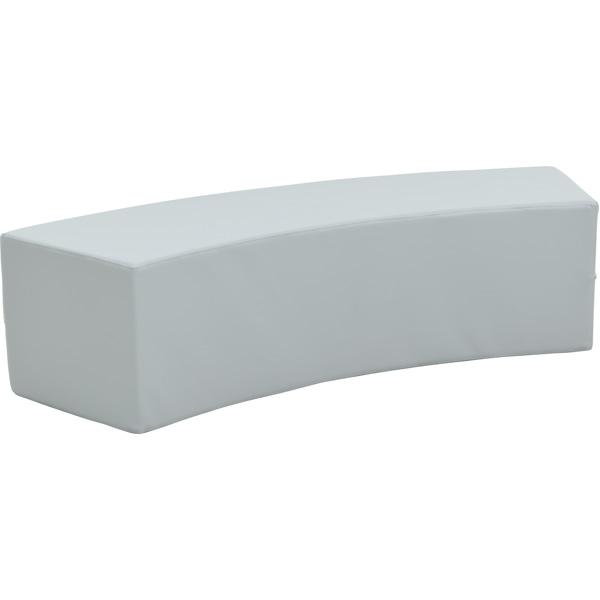 Achtelkreis-Sitz Paolo, lang, hellgrau