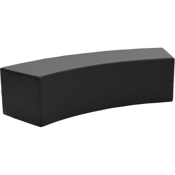 Achtelkreis-Sitz Paolo, lang, schwarz