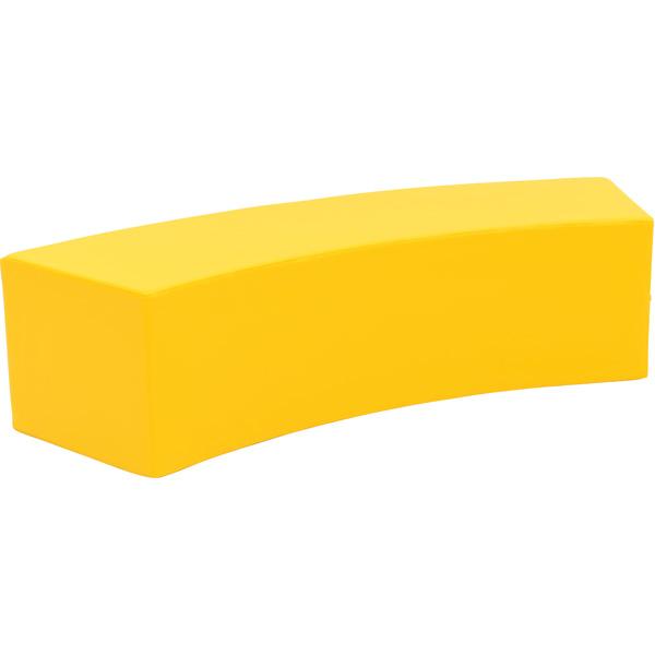 Achtelkreis-Sitz Paolo, lang, gelb