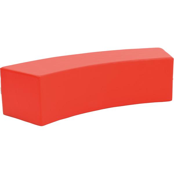 Achtelkreis-Sitz Paolo, lang, rot