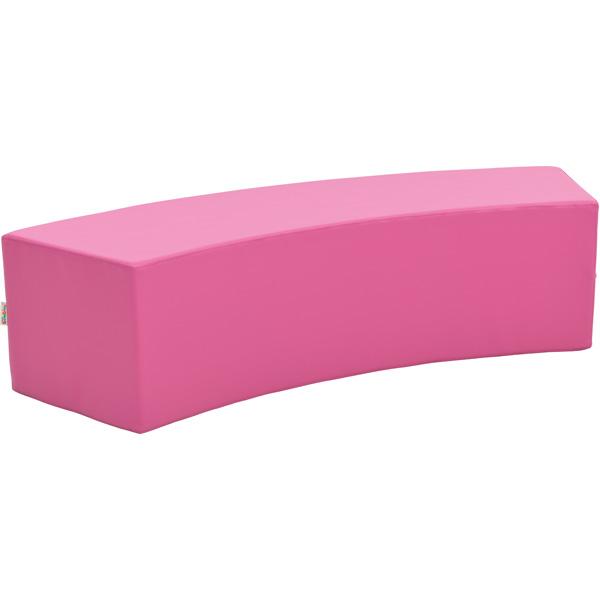 Achtelkreis-Sitz Paolo, lang, pink