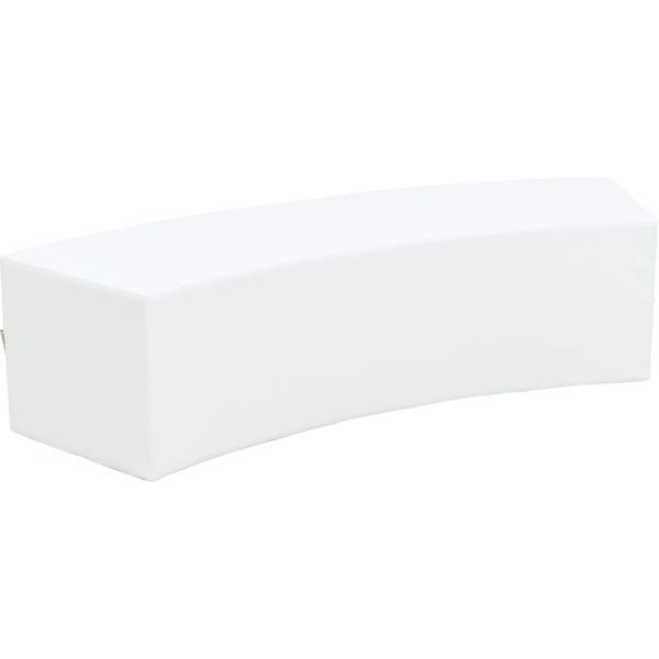 Achtelkreis-Sitz Paolo, lang, weiss